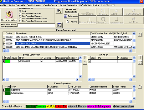Software Gestione Demanio Marittimo